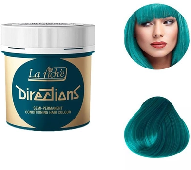 Farba kremowa bez utleniacza do włosów La Riche Directions Semi-Permanent Conditioning Hair Colour Turquoise 88 ml (5034843001189)