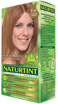 Farba kremowa bez utleniacza do włosów Naturtint 7.34 Colorazione Senza Ammoniaca 150 ml (8429449013594)