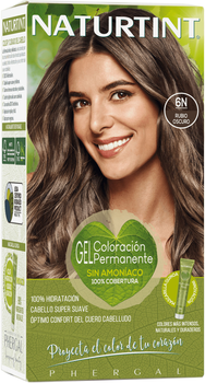 Farba kremowa bez utleniacza do włosów Naturtint 6N Rubio Oscuro 170 ml (8436004840045)