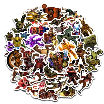 Стикерпак Набор наклеек GeekLand Five Nights at Freddy's 5 ночей с Фредди 45 штук (D8976F3F8902)