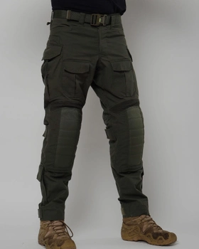 Тактические штурмовые штаны UATAC Gen 5.2 XL Олива с наколенниками