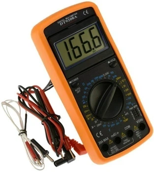 Мультиметр тестер вольтметр амперметр DT 9208
