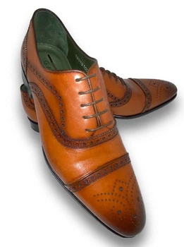 Чоловічі туфлі OXFORD Full Brogue Genio 45 K112