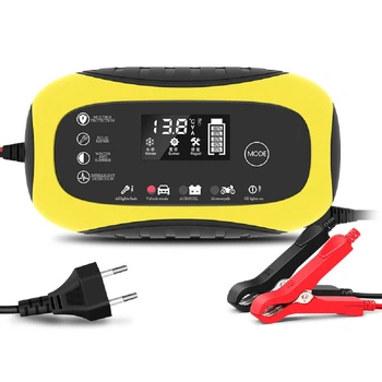 Зарядное устройство для автомобильного аккумулятора RIAS LP-12V6A01 12V 6A с LCD экраном (3_02716)