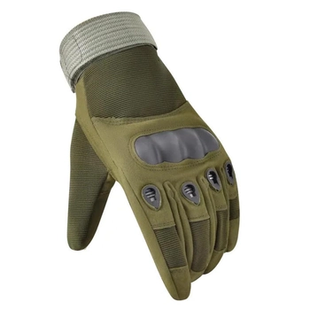 Перчатки тактические полнопалые Eagle Tactical ET-12 Green L (3_02382)
