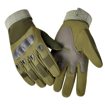 Перчатки тактические полнопалые Eagle Tactical ET-12 Green XL (3_02380)