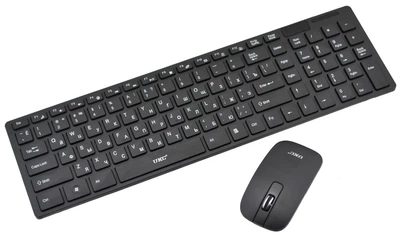 Беспроводные клавиатура и мышь RIAS K06 Black (4_543787105)