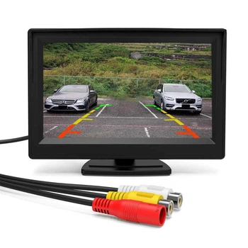 Автомобильный монитор RIAS M-217 TFT LCD 5" для двух камер Black (3_00165)