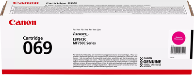 Картридж Canon 069 MF752Cdw/MF754Cdw/LBP673Cdw Magenta (1900 страниц) (5092C002)