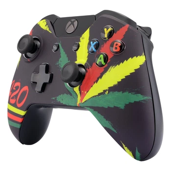 Геймпад Microsoft Xbox One Series X/S Wireless Controller (REF) Cannabis 420 NO BOX - Refurbished