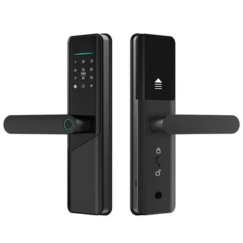 Електронний дверний замок NaviCat X12 з підтримкою програми TUYA Black