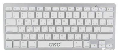 Bluetooth клавиатура UKC BK3001 (X5) беспроводная Silver (3710)