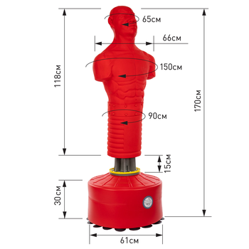 Манекен для бокса: виды, особенности, преимущества