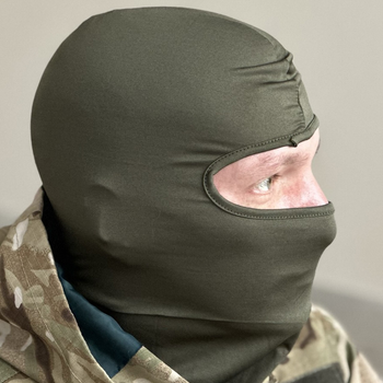 Универсальная тактическая балаклава подшлемник Tactic маска балаклава военная Олива (balaclava-olive)