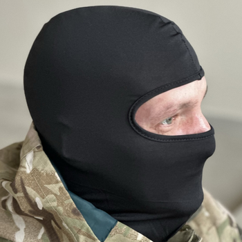 Универсальная тактическая балаклава подшлемник Tactic маска балаклава военная Черная (balaclava-black)