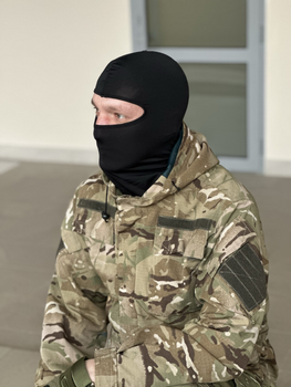 Универсальная тактическая балаклава подшлемник Tactic маска балаклава военная Черная (balaclava-black)