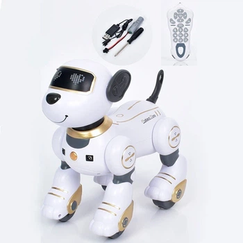 Собачка на радіокеруванні BG 1533 "Smart stunt dog", світло, звук, сенсорне керування