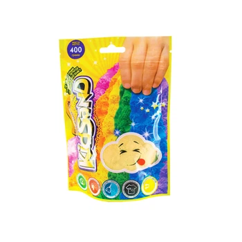 Кинетический песок "KidSand" KS-03-03 пакет 400 гр Желтый
