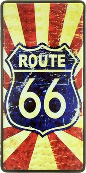 Металлическая табличка "Route 66 (Символ Свободы)" (ms-104001)
