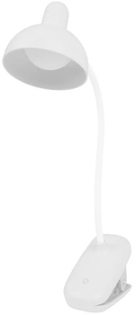 Настольная лампа с аккумулятором Brille SL-124 5W 300lm 6500K USB 5V White (33-358W)