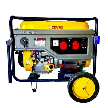 Генератор бензиновий COVAX CV10000LD-E2 (7,5 кВт) 1-фазний з Електростартером +AVR