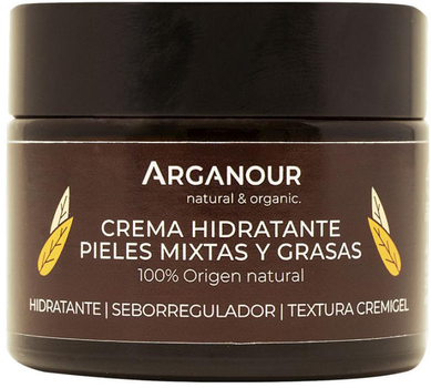 Krem do twarzy Arganour Crema Hidratante Pieles Mixtas y Grasas 50 ml (8435438600874)