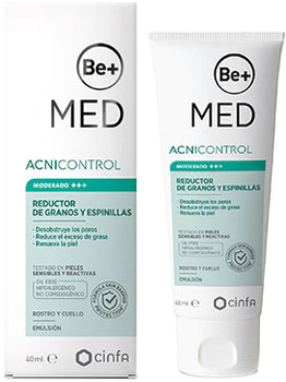 Крем для обличчя Be+ Med Acnicontrol Avoid Shine and Pimples 40 мл (8470001757258)
