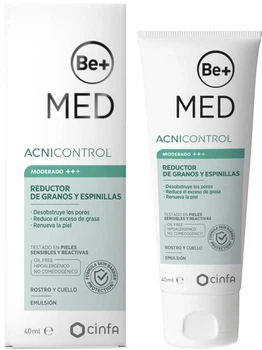 Emulsja do twarzy Be+ Med Acnicontrol Pimples 40 ml (8470001757203)