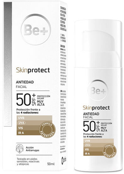 Emulsja do twarzy Be+ Skin Protect Anti-Ageing Face SPF50 50 ml (8470001950628)