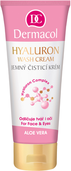 Емульсія для обличчя Dermacol Hyaluron Wash Cream Aloe Vera 100 мл (8590031100234)