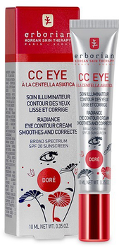 Krem do twarzy Erborian CC Eye Radiance Eye Contour Cream - Dore 10 ml (8809255784015)
