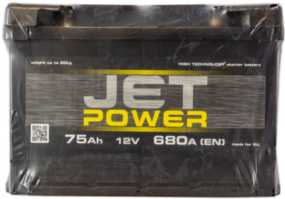 Аккумулятор 75 обратная (+ справа) 680А Jet Power 000251921