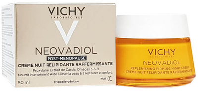 Крем для обличчя Vichy Neovadiol Post-Menopause Firming and Replenishing Night Cream 50 мл (3337875774017)