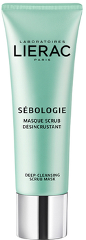 Glinkowa maska do twarzy Lierac Sebologie Deep-Cleansing Scrub Mask 50 ml (3508240003999)