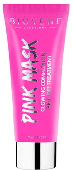 Maska do twarzy Biovene Pink Mask Glowing Complexion Peel-Off Treatment 75 ml (8436575092935)