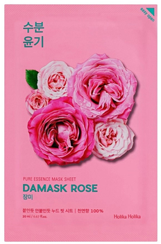 Тканинна маска для обличчя Holika Holika Pure Essence Mask Sheet Damask Rose 23 г (8806334368098)