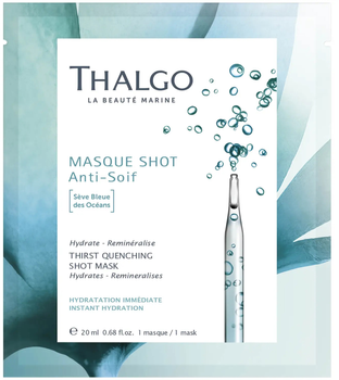 Maseczka do twarzy na tkaninie Thalgo CMasque Shot Anti-Soif 20 ml (3525801677666)