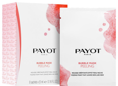 Киснева маска для обличчя Payot Peeling Oxygénant Dépolluant Crackling Foam New Skin Effect 8 x 5 мл (3390150577734)