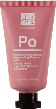 Гелева маска для обличчя Dr. Botanicals Pomegranate Superfood Regenerating Hydrating Mask 30 мл (637665739220)