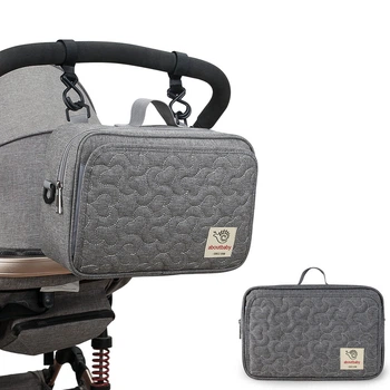 Сумка на коляску водонепроникна Grey 29*10*19 см, Aboutbaby