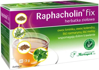Чай Herbapol Wroclaw Raphacholin fix 20 шт (5906014211904)
