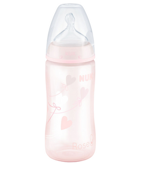 Пляшка для годування Nuk Biberon Rose Silikon 300 мл (4008600211686)