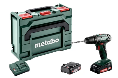 Акумуляторний дриль-шурупокрут Metabo BS&nbsp;18, 2 акб 2.0 Ah, у кейсі (602207560)