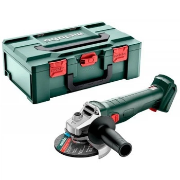 Аккумуляторная угловая шлифмашина Metabo W 18 L 9-125 2 без акб, в кейсе (602247840)