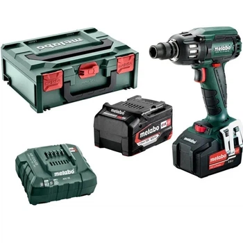 Аккумуляторный ударный гайковерт Metabo SSW&nbsp;18&nbsp;LTX 400&nbsp;BL, 2 акб 4 Ah, в кейсе (602205500)