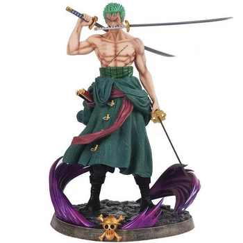 Фігурка, статуетка Зоро (Zoro) з мечами, з аніме Ван Піс / One piece. (100110)