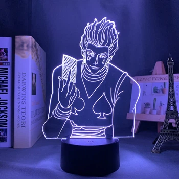 Светильник 3D led лампа Хисока Мороу (Hisoka Morow) из аниме Hunter x Hunter / Хантер х Хантер. (100186.5)