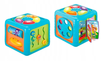 Zabawka interaktywna Smily Play kostka edukacyjna (AN-0715)