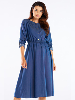 Плаття жіноче Awama A452 1098930 XL Синє (5902360559639)