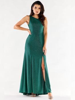 Плаття жіноче Awama A549 1259700 XL Темно-зелене (5902360574267)